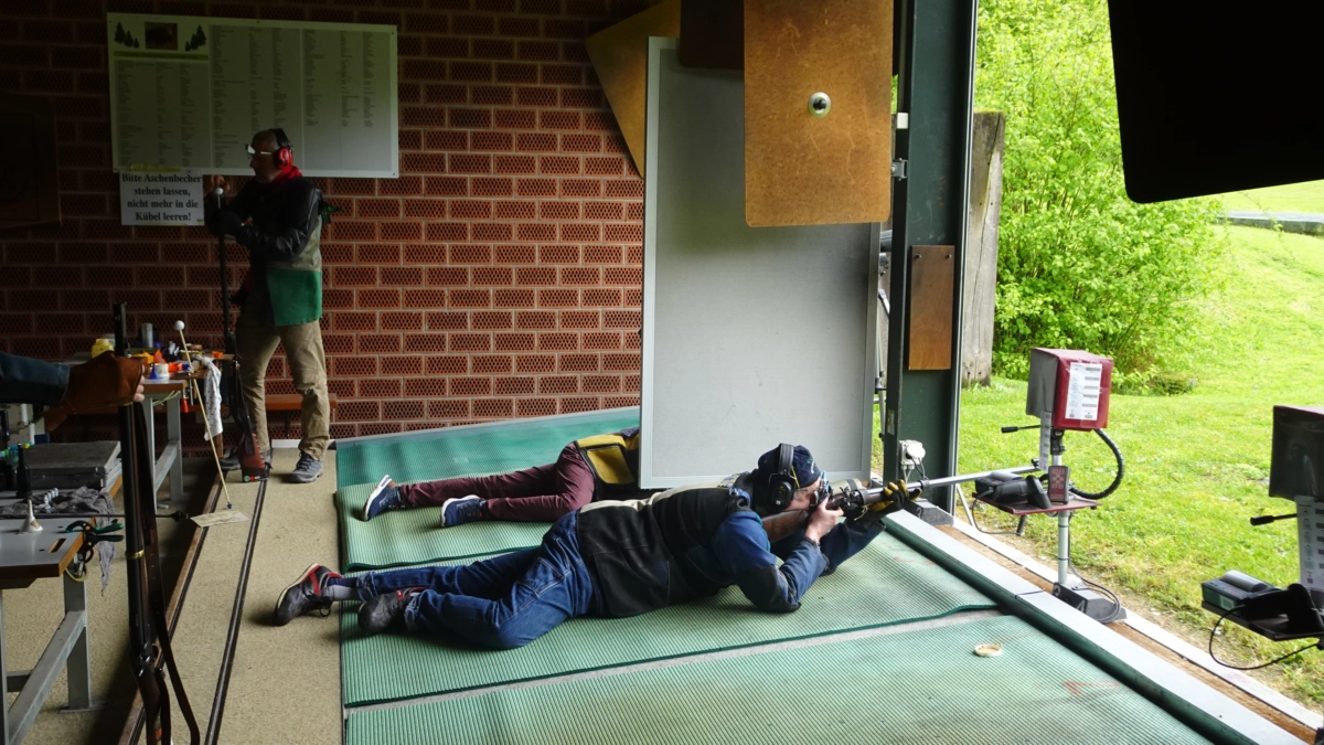 Im 100 Meter Stand